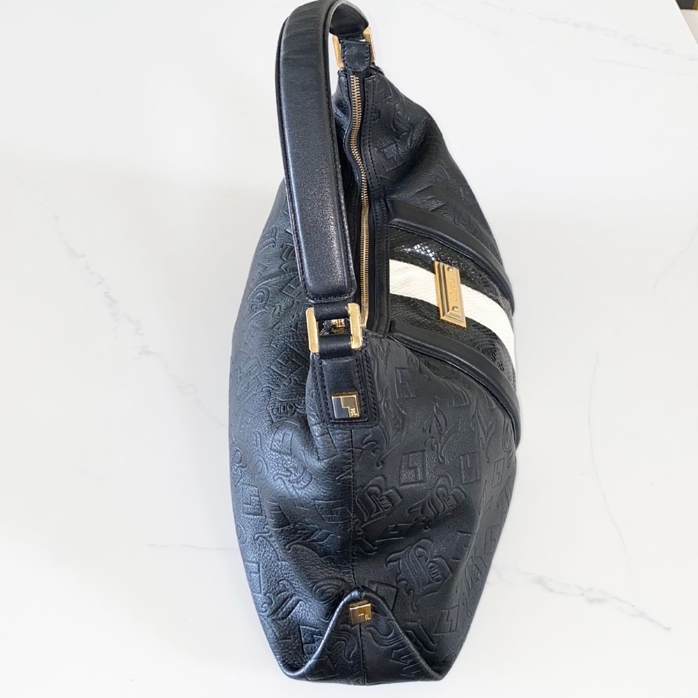 L.A.M.B. | Y2K Dorset Leather Embossed  Hobo Bag - Picture 4 of 13